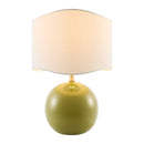 Hospitality furniture - Wavy White Jute Table Lamp - www.oroatrade.com