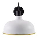 Modern European furniture - Gold Leaf Metal Wall Lamp - www.oroatrade.com