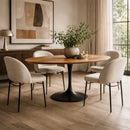 Modern furniture - Oval Pedestal Dining Table - www.oroatrade.com