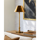 Modern European furniture - Antique Gold Accent Table Lamp (2) - www.oroatrade.com