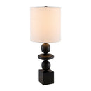 Hospitality furniture - Geometric Stacked Linen Table Lamp - www.oroatrade.com
