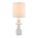 Hospitality furniture - Geometric Stacked Linen Table Lamp - www.oroatrade.com