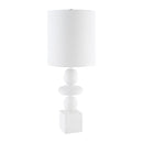 Hospitality furniture - Geometric Stacked Linen Table Lamp - www.oroatrade.com