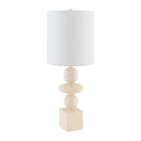Hospitality furniture - Geometric Stacked Linen Table Lamp - www.oroatrade.com