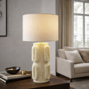 Hospitality furniture - Painted Ivory Accent Table Lamp - www.oroatrade.com