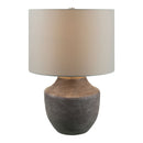 Hospitality furniture - Beige Drum Linen Table Lamp S - www.oroatrade.com