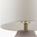 Hospitality furniture - Beige Drum Linen Table Lamp S - www.oroatrade.com