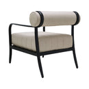 Modern European furniture - Black Aluminum Outdoor Accent Chair - www.oroatrade.com