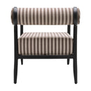Modern European furniture - Black Aluminum Outdoor Accent Chair - www.oroatrade.com