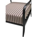 Modern European furniture - Black Aluminum Outdoor Accent Chair - www.oroatrade.com