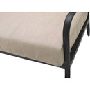 Modern European furniture - Black Aluminum Outdoor Sofa - www.oroatrade.com