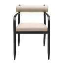 Modern European furniture - Black Aluminum Outdoor Dining Chair - www.oroatrade.com