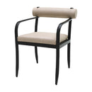 Modern European furniture - Black Aluminum Outdoor Dining Chair - www.oroatrade.com
