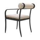 Modern European furniture - Black Aluminum Outdoor Dining Chair - www.oroatrade.com