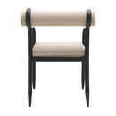 Modern European furniture - Black Aluminum Outdoor Dining Chair - www.oroatrade.com