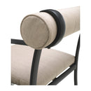 Modern European furniture - Black Aluminum Outdoor Dining Chair - www.oroatrade.com
