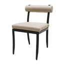 Modern European furniture - Black Aluminum Outdoor Dining Chairs (2) - www.oroatrade.com
