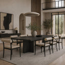 Modern European furniture - Black Aluminum Outdoor Dining Chairs (2) - www.oroatrade.com