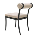 Modern European furniture - Black Aluminum Outdoor Dining Chairs (2) - www.oroatrade.com
