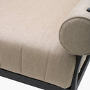 Modern European furniture - Black Aluminum Outdoor Bench - www.oroatrade.com