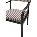 Modern European furniture - Black Aluminum Outdoor Dining Chair - www.oroatrade.com