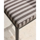 Modern European furniture - Black Aluminum Outdoor Dining Chair - www.oroatrade.com