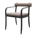 Modern European furniture - Black Aluminum Outdoor Dining Chair - www.oroatrade.com