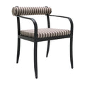 Modern European furniture - Black Aluminum Outdoor Dining Chair - www.oroatrade.com