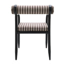 Modern European furniture - Black Aluminum Outdoor Dining Chair - www.oroatrade.com