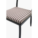 Modern European furniture - Black Aluminum Outdoor Dining Chairs (2) - www.oroatrade.com