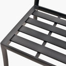 Modern European furniture - Black Aluminum Outdoor Dining Chairs (2) - www.oroatrade.com