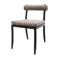 Modern European furniture - Black Aluminum Outdoor Dining Chairs (2) - www.oroatrade.com