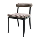 Modern European furniture - Black Aluminum Outdoor Dining Chairs (2) - www.oroatrade.com