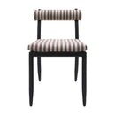 Modern European furniture - Black Aluminum Outdoor Dining Chairs (2) - www.oroatrade.com