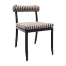 Modern European furniture - Black Aluminum Outdoor Dining Chairs (2) - www.oroatrade.com