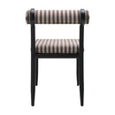 Modern European furniture - Black Aluminum Outdoor Dining Chairs (2) - www.oroatrade.com