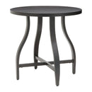 Modern European furniture - Black Aluminum Outdoor End Table - www.oroatrade.com
