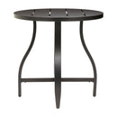 Modern European furniture - Black Aluminum Outdoor End Table - www.oroatrade.com