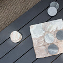 Hospitality furniture - Black Aluminum Outdoor Coffee Table - www.oroatrade.com