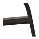 Modern European furniture - Black Aluminum Outdoor Dining Table - www.oroatrade.com