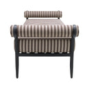 Modern European furniture - Black Aluminum Outdoor Bench - www.oroatrade.com