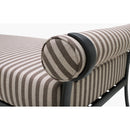 Modern European furniture - Black Aluminum Outdoor Bench - www.oroatrade.com