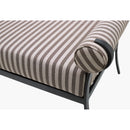 Modern European furniture - Black Aluminum Outdoor Bench - www.oroatrade.com