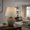 Hospitality furniture - Gray Ceramic Accent Table Lamp - www.oroatrade.com