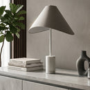 Hospitality furniture - Marble Base Cotton Table Lamp - www.oroatrade.com