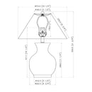 Hospitality furniture - Antique Brown Ceramic Table Lamp - www.oroatrade.com