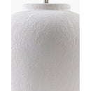 Modern European furniture - Cream Ceramic Accent Table Lamp - www.oroatrade.com