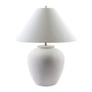 Modern European furniture - Cream Ceramic Accent Table Lamp - www.oroatrade.com
