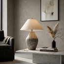 Hospitality furniture - Textured Ceramic Accent Table Lamp - www.oroatrade.com