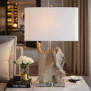 Hospitality furniture - Organic Wooden-Look Table Lamp - www.oroatrade.com